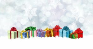 christmas, gifts, snow